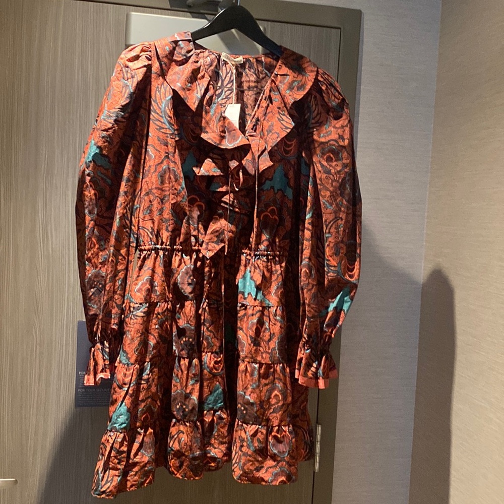 Ulla Johnson Caris Dress in Carmine